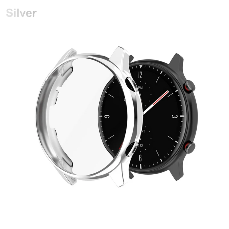 Premium Amazfit GTR Case Protector with Screen Film - Durable TPU Shell Protection Cover Accessories