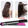 Professional 2 in 1 Hair Straightener Electric Flat iron Anti-Scald Brush Hot Comb Hair Style Tool 5