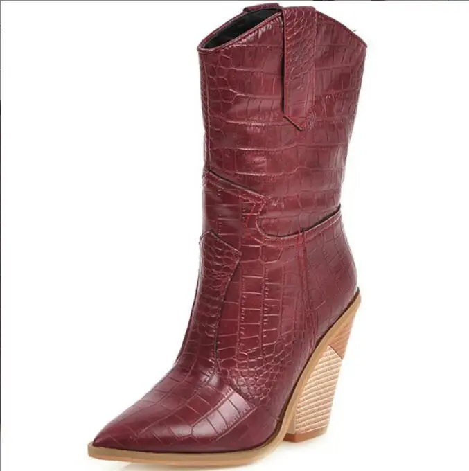 Sexy Winter Autumn Boots Women Shoes Woman Boots Fashion pointed toe Ankle Boots Genuine Leather Black Boots Comfortable Boots