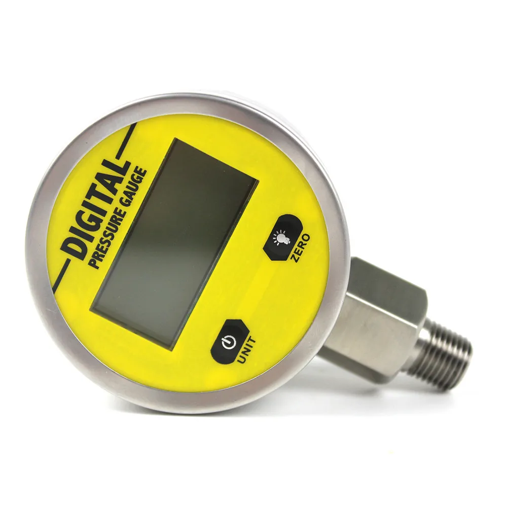 

Digital Pressure Gauges 0-25MPA 3600PSI w/ NPT1/4 G1/2 M10*1 Interface 1%FS Accuracy Hydraulic Air Gas Water Oil Pressure Gauge