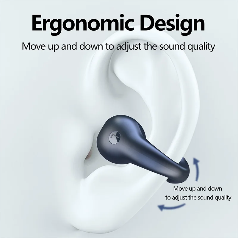 Q80 TWS Air Pro Earring Wireless Bluetooth 5.3 Bone Conduction Sport Earbuds - ANKUX Tech Co., Ltd
