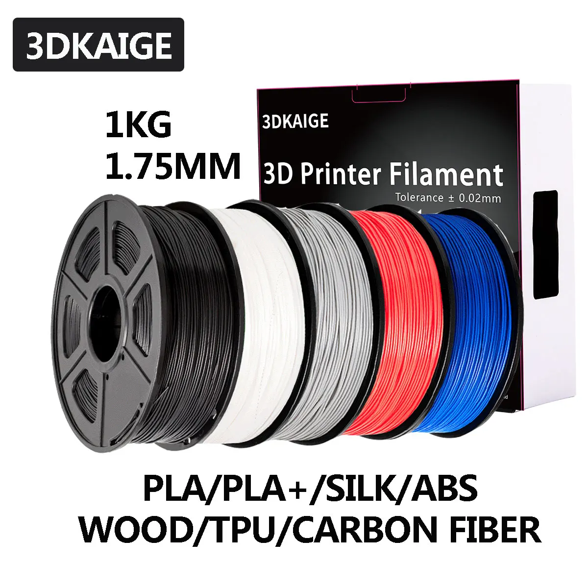 3D Filament 1KG New 3D Printer Filament 2.2LBS/roll 3D Printing