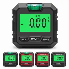 

360 Degree Digital Protractor Angle Finder LCD Backlight Electron Goniometer Level Meter Magnetic Base Mini Inclinometer