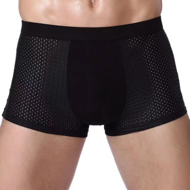 We.Fine Bamboo Boxer Briefs 4Pcs Microfiber Stretch Underwear for Men - Image 2