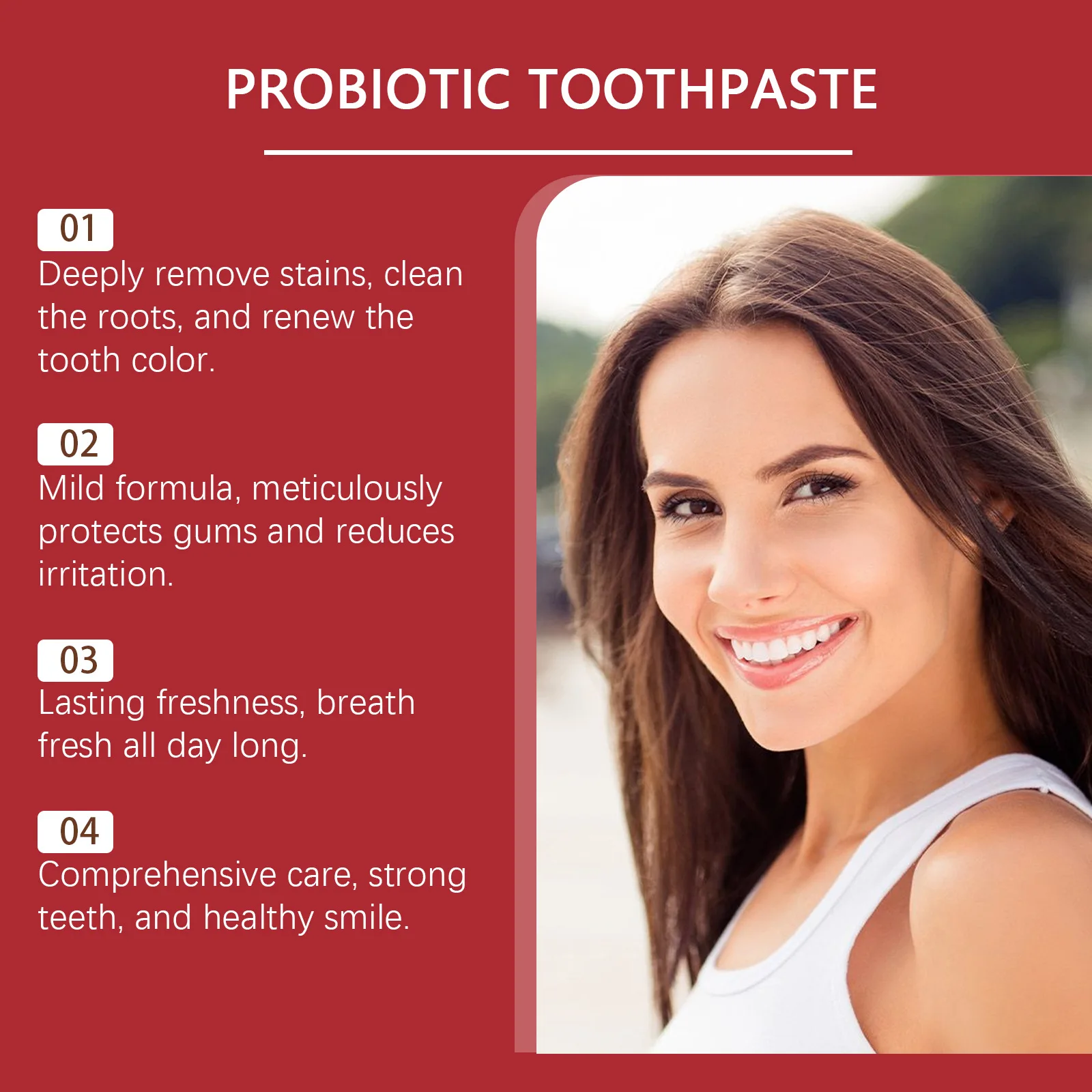 Sp 6 Toothpaste Whitening Probiotics Oral Hygiene Dental Cleaning Teeth Remove Tartar Teeth Cleaner Plaque Remover Fresh Breath