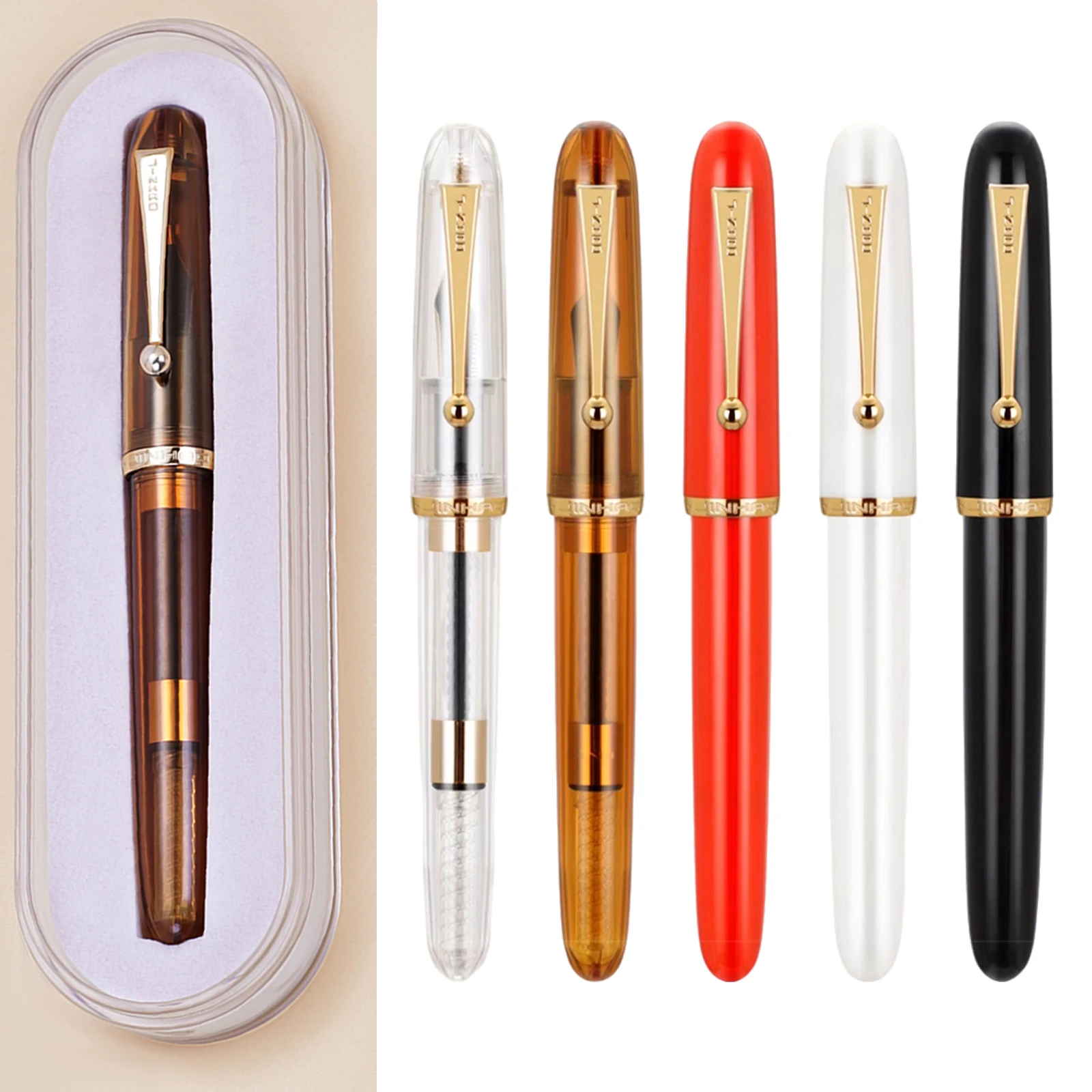 

Jinhao 9016 Dadao акриловая перьевая ручка сердцебиение 6 #/35 мм перо Студент Школа Канцтовары письменные чернила ручки офисные принадлежности подарки