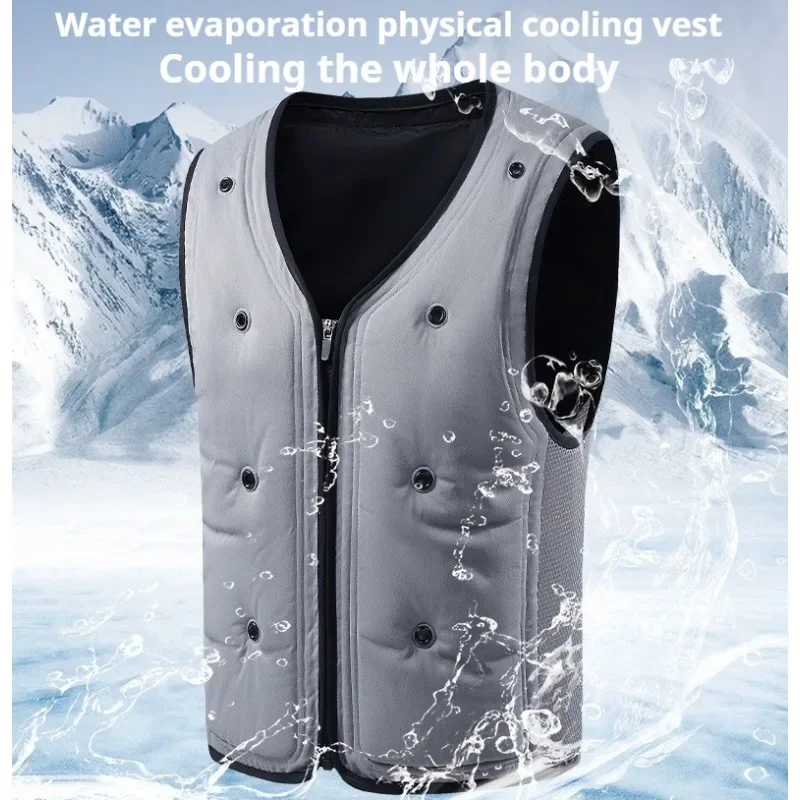 Veste rafraîchissante pêche été - Veste à eau pour pêche par forte chaleur et canicule