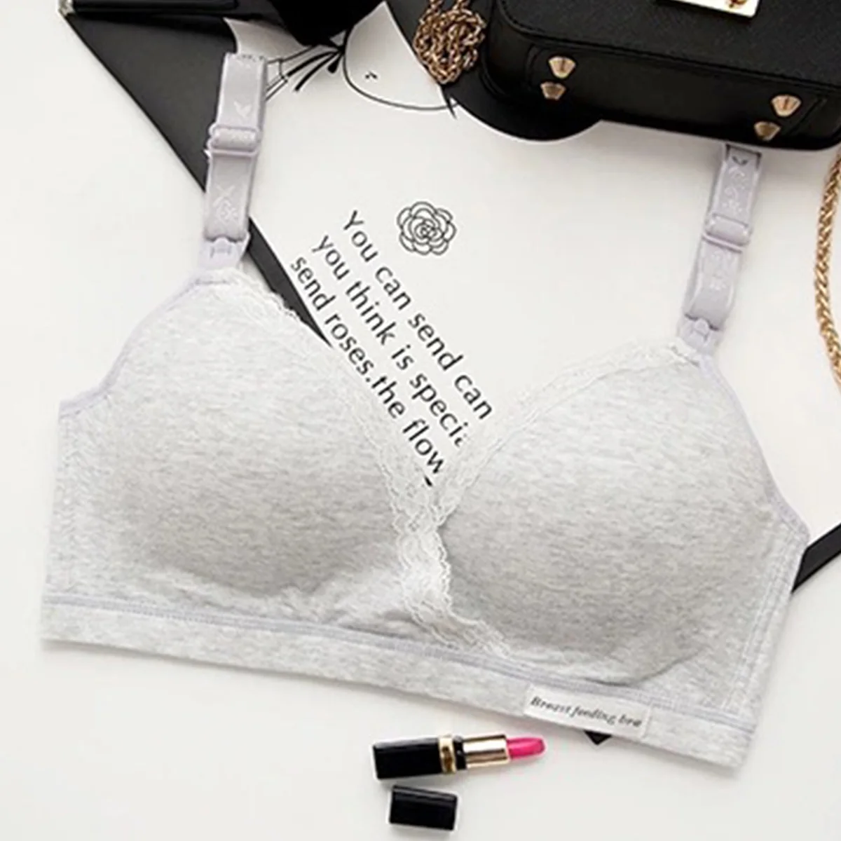 Don&Judy High Quality Plus Size Breathable Nursing Bra for Pregnant Women Breastfeeding Underwear Seamless Maternity Bra 2023 6