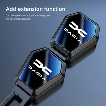 1 Pezzo Estensore Clip Fibbia Cintura di Sicurezza Auto per Dacia, Accessori Estensione Fibbie Cinture di Sicurezza Auto