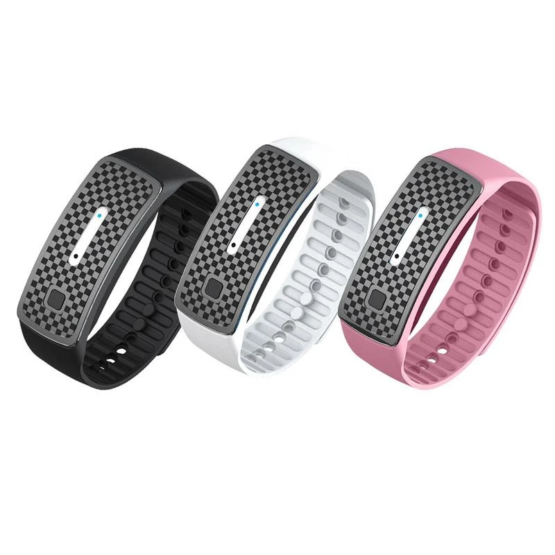 Ultrasonic Shape Ultrasonic Body Shape Bracelet 3 Modes Outdoor Repeller Wristband USB Fast