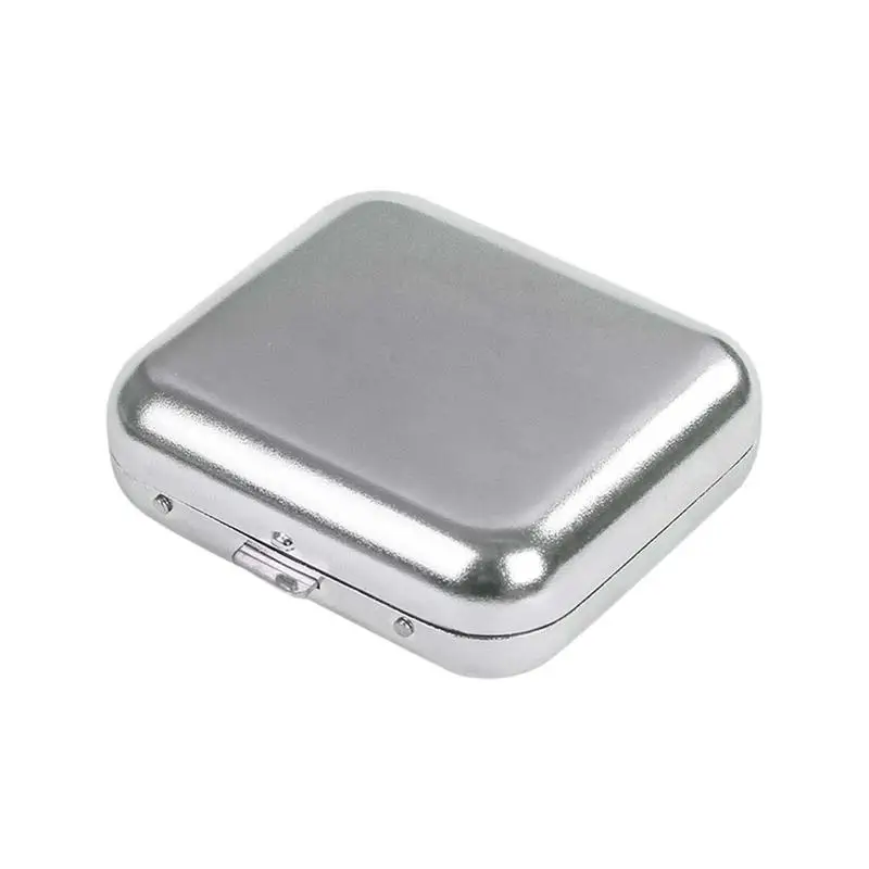 

Mini Portable Metal Ashtray Fashion Ashtray With Lockable Lid Desktop Ash Case Outdoor Pocket Ashtray Gift For Man