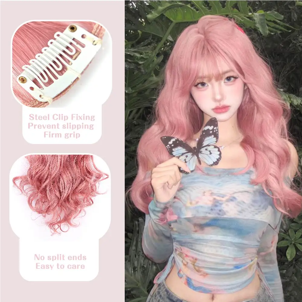 Hair Extensions 12Pcs Clip in 22 Inches Long Curly Soft Synthetic