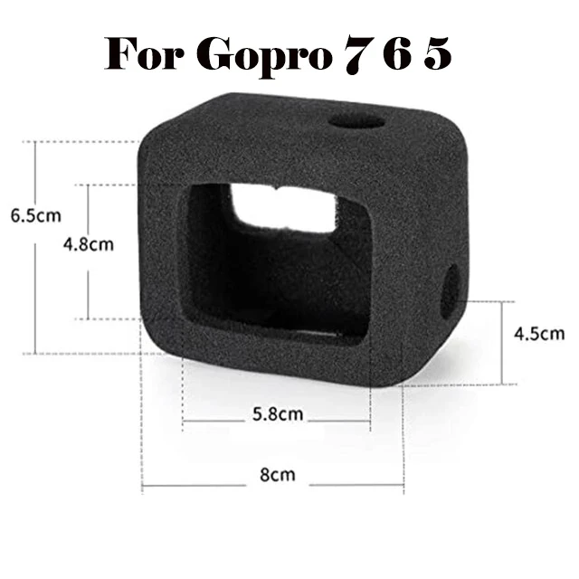 DAGIJIRD Windslayer Per DJI Osmo Action 3 - Copertura In Spugna Per Riduzione Rumore Del Vento - 4