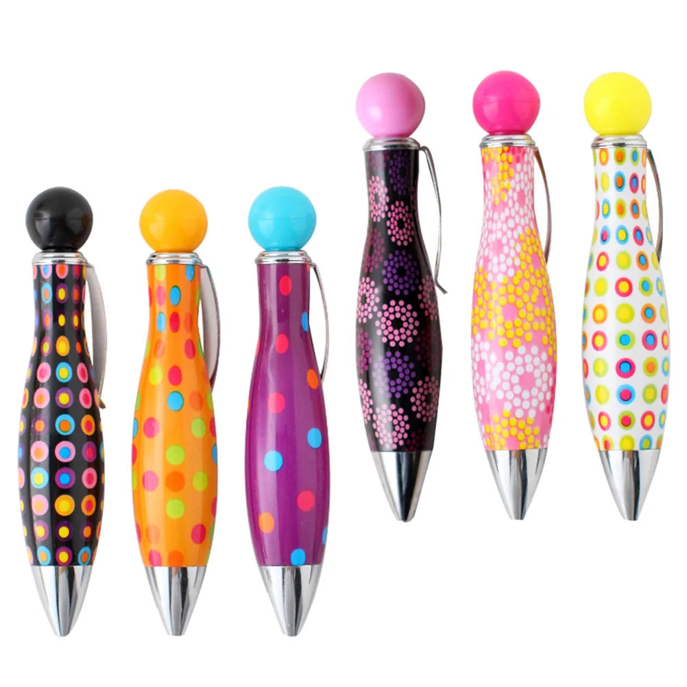 

School Bowling Pens Novelty Ball-pointed Office Desk Decor Realistic Shaped Writing Ballpoint Come