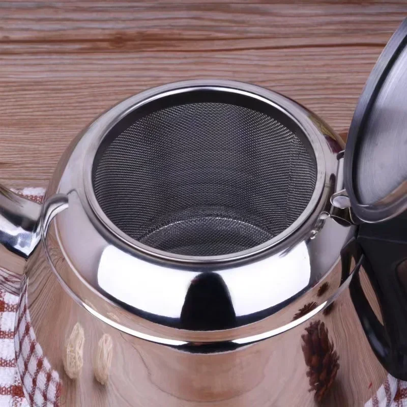 Stainless Steel Teapot Kettle 1.2L/1.5L/2L Stove Metal Coffee Pot Hotboiling Pots Gas Induction Home Camping coffee pot folding kettle whistling teapot portable folding kettle