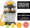 Hands Free Electric Citrus Juicer, 1-Button Juicer Machine, Orange Lime Grapefruit Lemon Squeezer, Easy to Clean Orange Ju 2