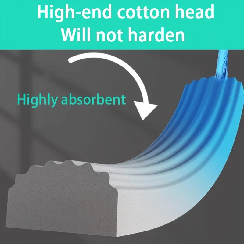 Squeeze Mop Mini Folding Self-squeezing Home Cleaning Sponge