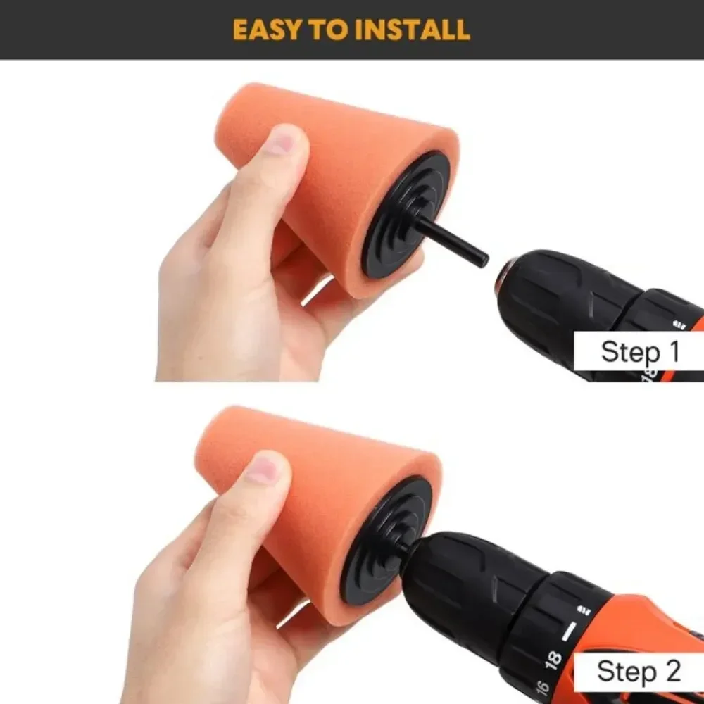 Car Hub Polishing Sponge Grinding Head Metal Plastic