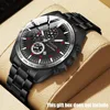 New Fashion Trend Men's Quartz Watch Luxury Classic Stainless Steel Band Men's Watch Calendar Wristwatch 2