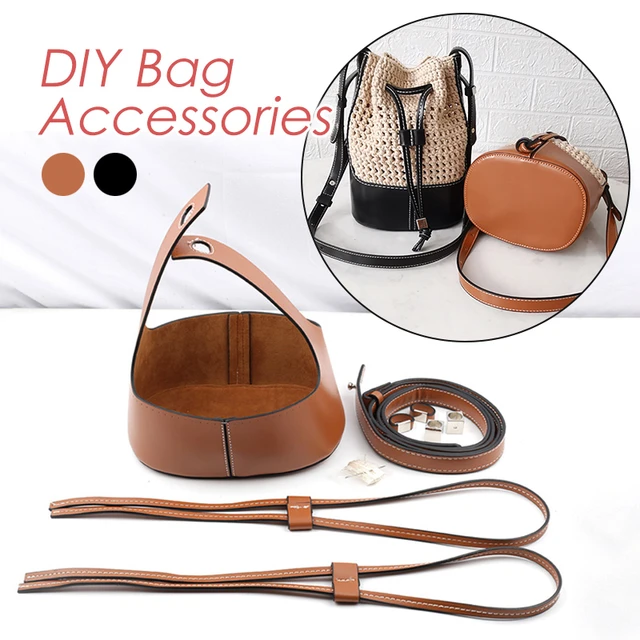 Leather Wide Strap Crossbody Bag Designer  Leather Crossbody Bag Thick  Strap - Bag Parts & Accessories - Aliexpress