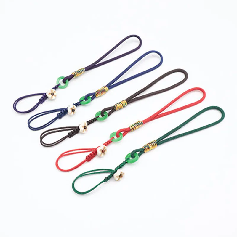 Creative purple clay pot cover cup cover anti falling pendant hanging rope boutique accessories Stationery high-grade handmade