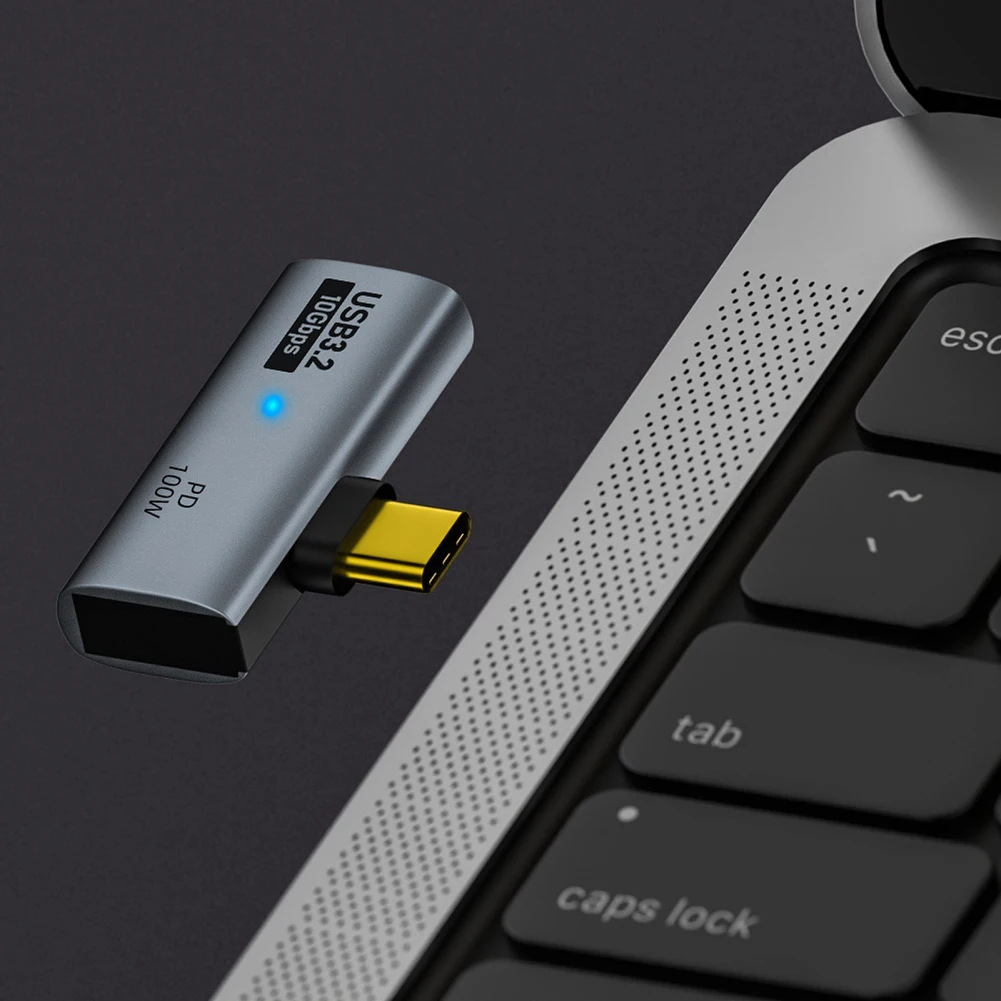 C타입-USB 어댑터 OTG, PD 충전, USB 3.2 데이터 변속기, 최대 10Gbps, USB C 암수 커넥터, 100W, 신제품