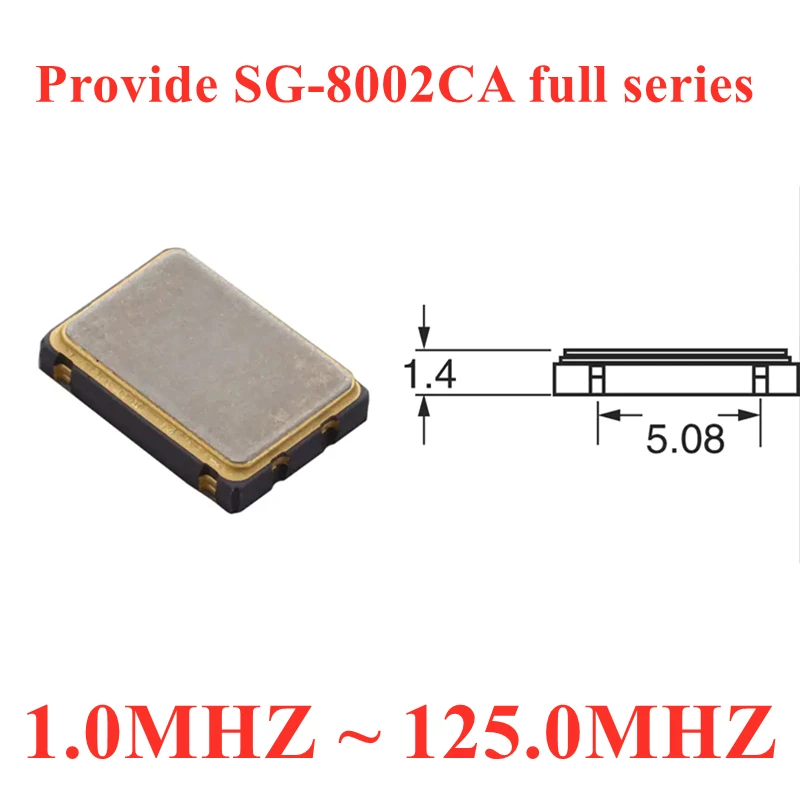 (10 buah) SG-8002CA 12.000000 MHz PT oscillxtal OSC XO CMOS 4-SMD Asli ...