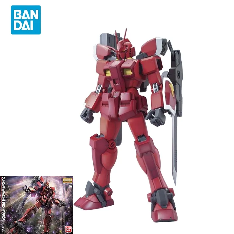 

Оригинальная модель телефона Bandai MG 1/100 GUNDAM, удивительная фигурка Красного воина, модель в сборе, игрушки, подарок для детей