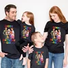 Birthday Girl Shirt for Family Matching Clothes Party Girls T Shirt Gift Custom Name Kids Clothing Outfit Children Clothes Daddy 4