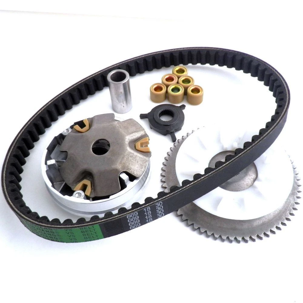 GY6 49 50 Clutch Variator FAN Drive Belt For Chinese Scooter Moped 139QMB Partsvariator belt
