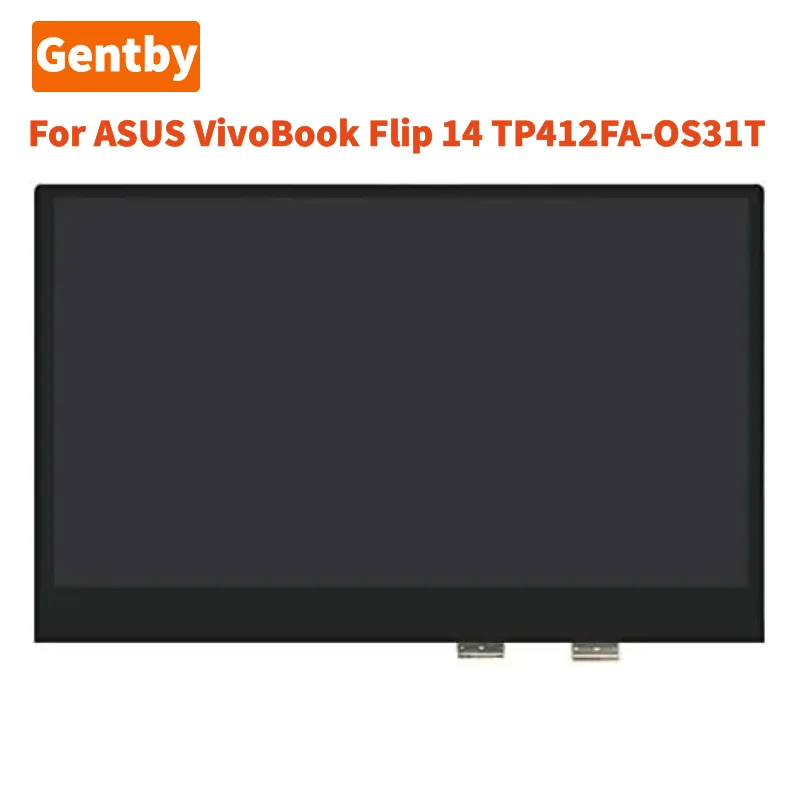 

14-inch Touch LCD Screen Assembly For ASUS VivoBook Flip 14 TP412F TP412 TP412U TP412UA TP412FA FHD 1920*1080 30 Pins Replaceme
