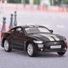 1/36 Ford Mustang GT Toy Car Model RMZ CiTY Diecast Super Sport Vehicle Pull Back Door Openable Collection Gift For Children Kid 4