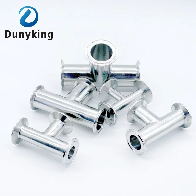 

OD19mm-102mm (3/4"-4")Stainless Steel SS304 Sanitary 3 Way Tee Ferrule 1.5” 2” 3” 4”OD50.5-119MM Fit 1.5"-4" Tri Clamp