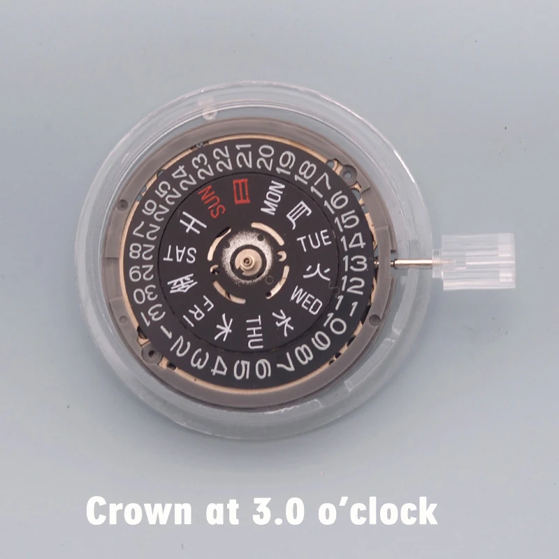 Seiko NH36 NH36A Japan Kanji Movement Crown at 3.0/3.8/4.1 oclock Watch Machinery Automatic New Balance Watch Repair Movement