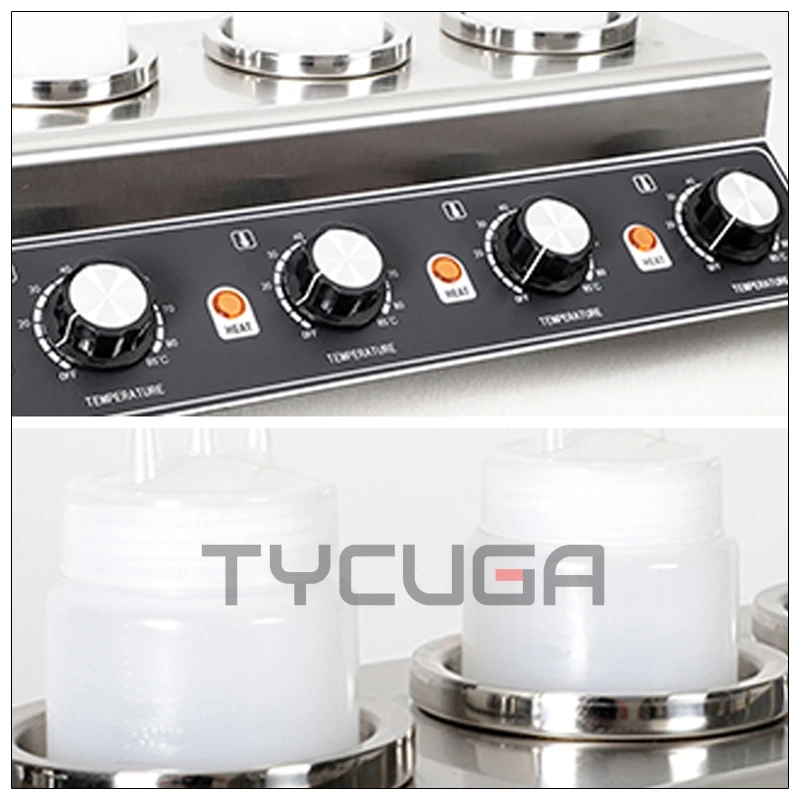 Commercial Sauce Warmer Electric Chocolate Melter Jam Heating Pot Stainless 30~85°C Steel Catering Equipment For Cafe Restaurant 6
