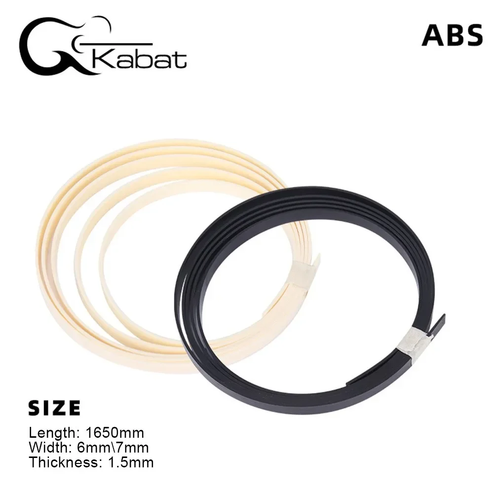 

1/5x Guitar Body Binding Purfling Strip Parts For Luthiers 1650mmx5mmx1.5mm ABS For Acoustic Classical Guitars Luthiers 6 Colors
