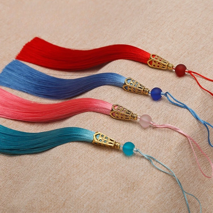 3/9pcs 16cm 에나멜 태슬 폴리에스터 와이어 중국풍 커튼 액세서리 자동차 장식 DIY 쥬얼리 제작 액세서리