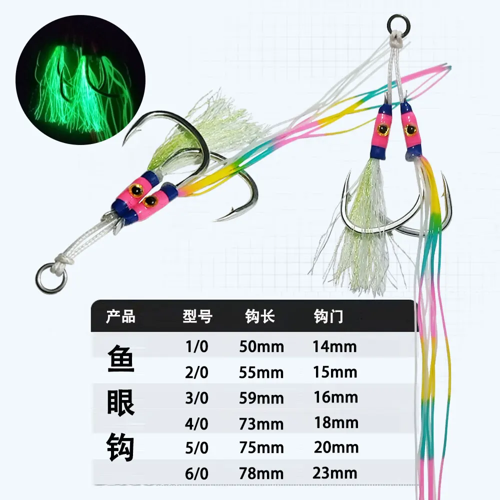 كما 10 أزواج الصيد هوك Jjg إغراء قارب الصيد الصيد...