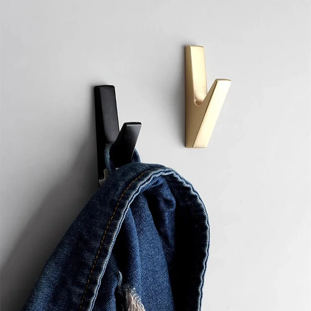 Bathroom Accessories Wall Hooks Wall Coat Rack Hooks For Hanging Clothes Hook For Bags Gold Hangers Kitchen Towels wall coat rack,wall hanger,wall clothes hook,kitchen hook,towel hook