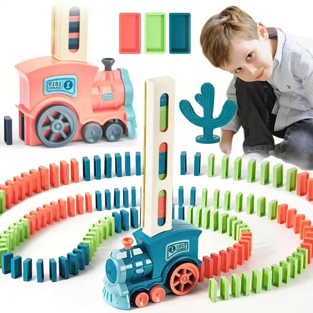 Domino Children’s Puzzle Building Blocks - Image 3