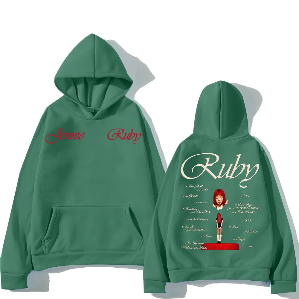 トップス BLACKPINK Jennie Ruby Album Hoodie Ruby Album Hoodie – Jennie