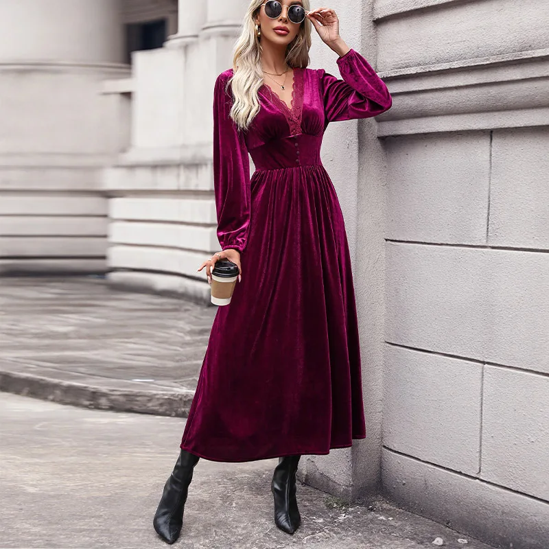 

Maxi Dresses for Women Ropa Coreana Birthday Outfits Women Maxi Vestidos Para Mujer Winter Clothes Women Abaya Vestido Feminino