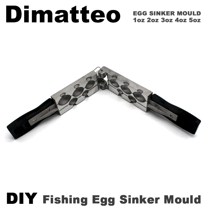 Dimatteo Fishing Egg Sinker Mold Kits 1oz 2oz 3oz 4oz 5oz 5 Cavities -  AliExpress