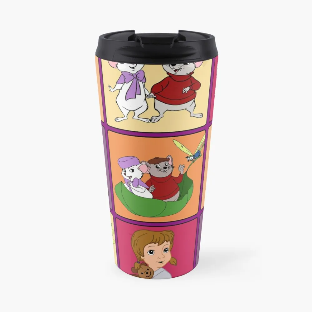 

Rescuers squares Travel Coffee Mug Original And Funny Cups To Give Away Thermos Coffee Coffee Mugs