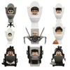 KDL834 SWAT MUTANT Building Blocks SKIBIDI G-toilet Titan Clock TV Camera Speaker Scientist Plunger Man Figures Bricks Doll Toys 6