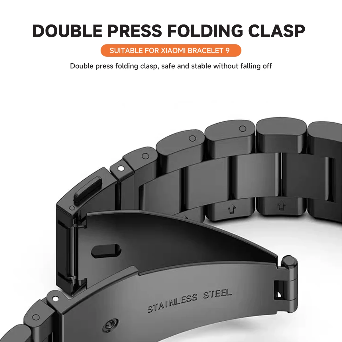 Premium Stainless Steel Metal Bracelet Strap – Elegant and Durable Watchband Replacement