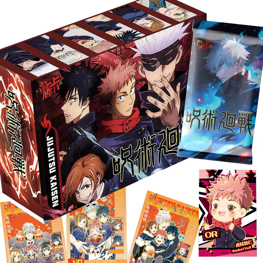 

Japanese Anime Jujutsu Kaisen Card Collection Fushiguro Megumi Itadori Yuji Kugisaki Nobara Friendship Long Term Card Child Gift