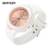 SANDA 2024 New Fashion Trend Ladies Watch Sports 50M Waterproof Wrist Watch Ladies Watch Casual Clock Relogio Feminino 6095 1