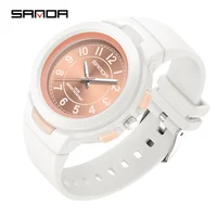 SANDA 2024 New Fashion Trend Ladies Watch Sports 50M Waterproof Wrist Watch Ladies Watch Casual Clock Relogio Feminino 6095 1