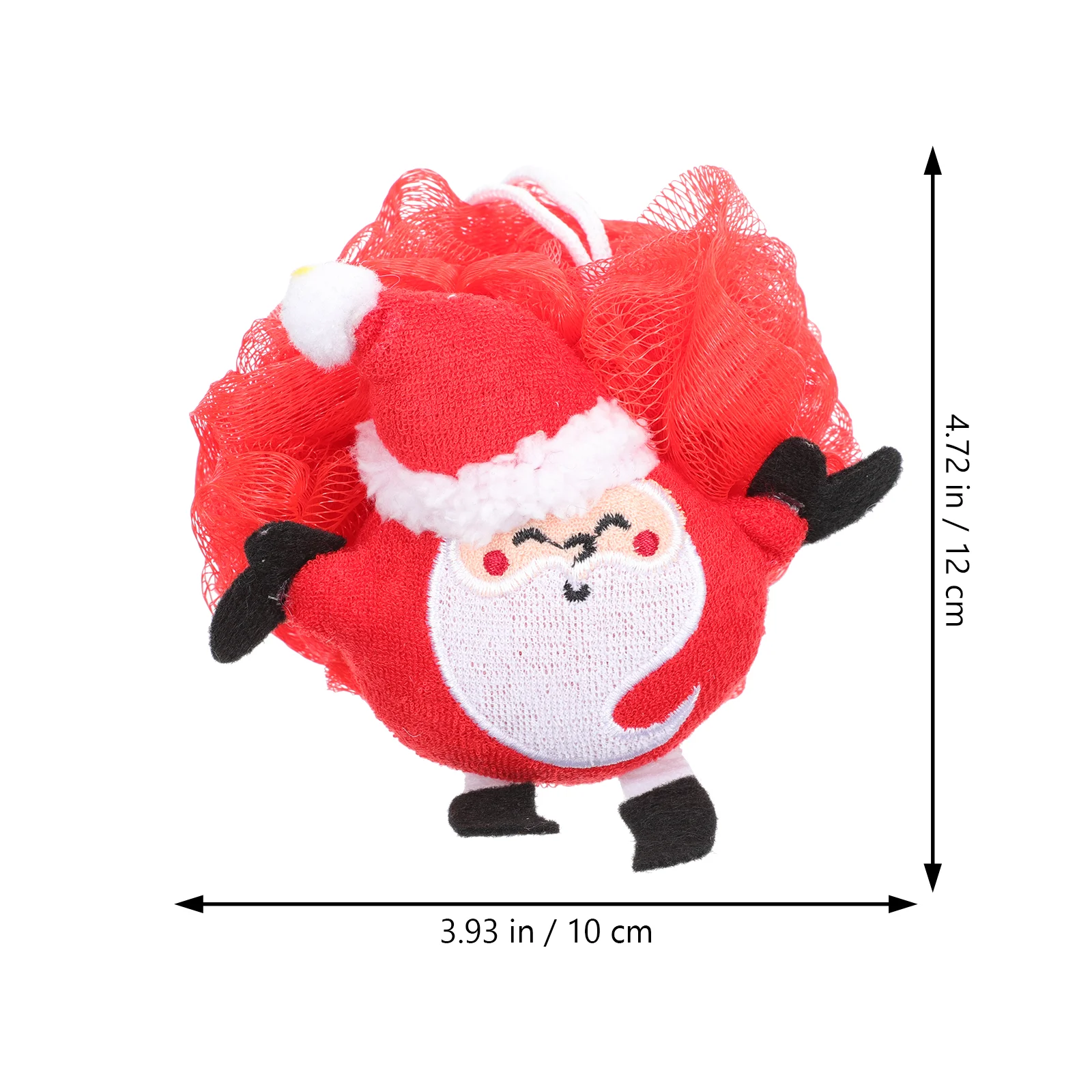 2 PCS Bath Bath Bath Bath Bath Christmas Loofah Cartoon Bath Body Wipes Scrubber Shower Foaming Tools Cleaning Balls Santa